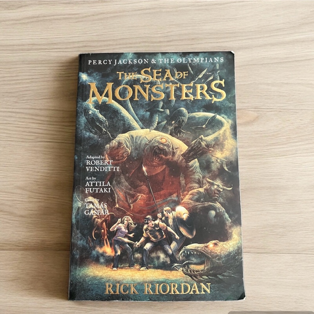 Percy Jackson and the Olympians: The Sea of Monsters Graphic Novel 2013 Book